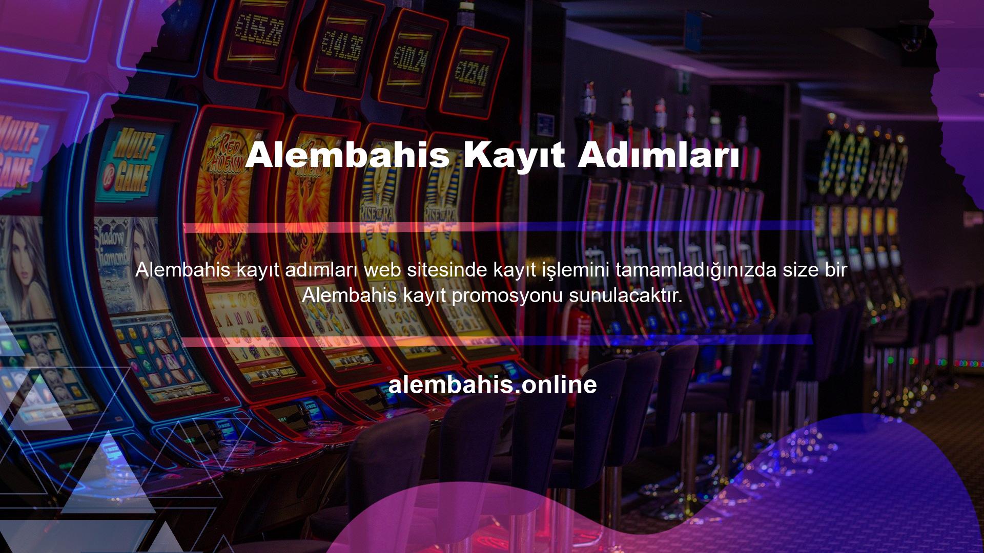Birçok casino sitesi yalnızca bir kayıt promosyonu sunarken, Alembahis üyelerin ilgisini çekmek için üç farklı promosyon sunmaktadır